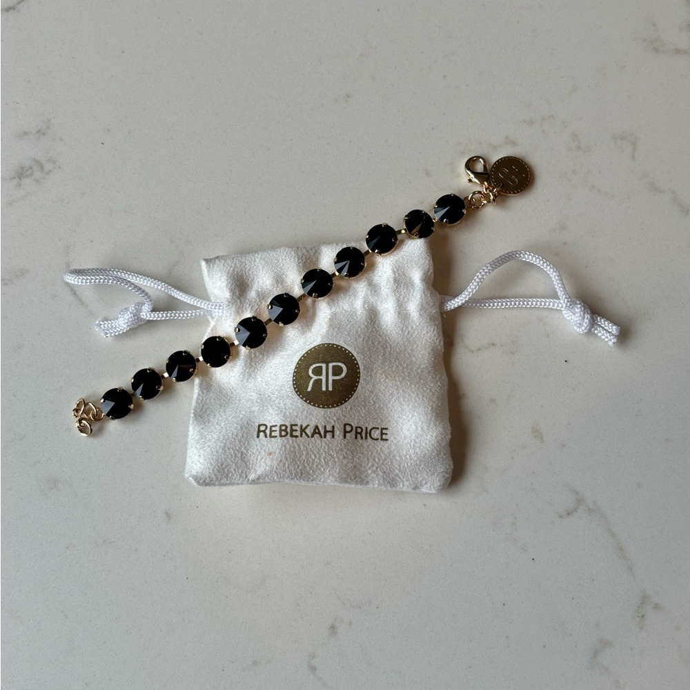 Rebekah Price Black and Gold Bracelet